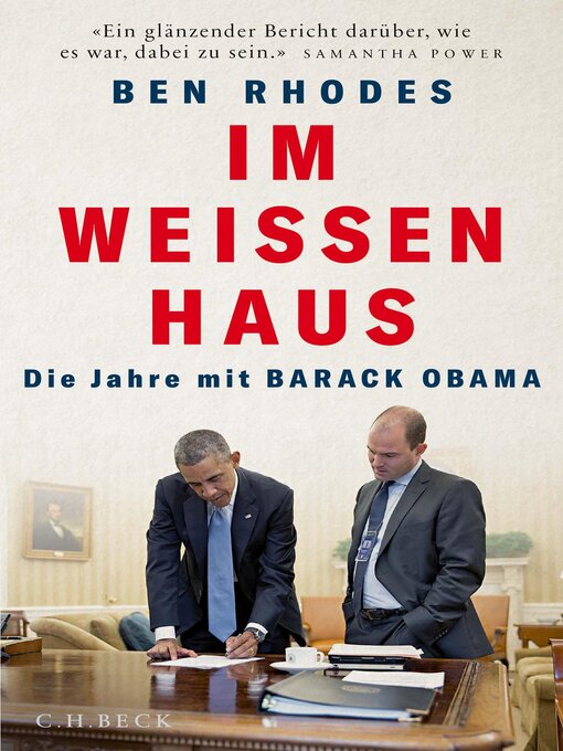 Title details for Im Weißen Haus by Ben Rhodes - Available